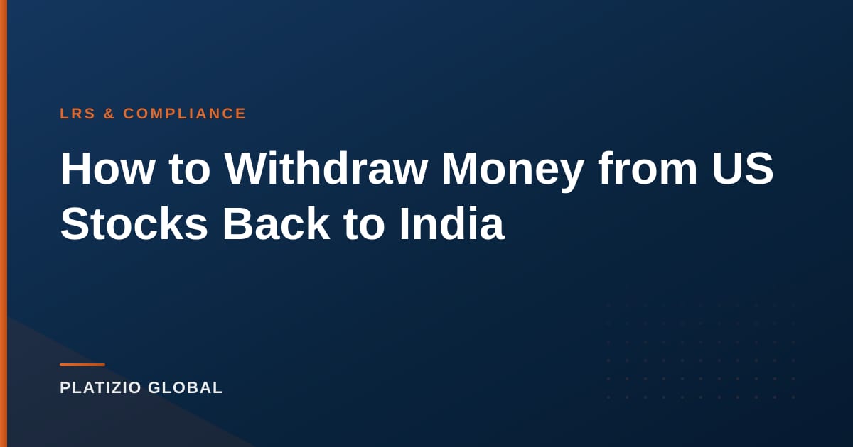 How to Withdraw Money from US Stocks Back to India