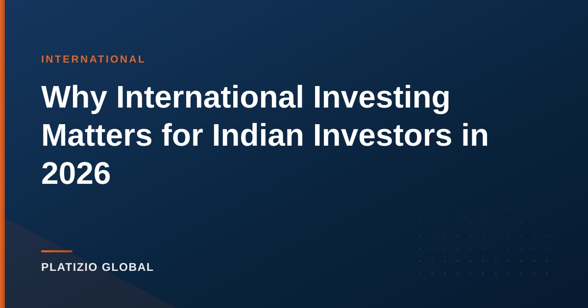 Why International Investing Will Matter More Than Ever by 2026